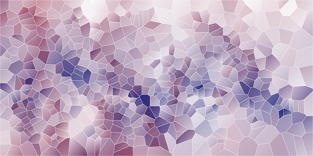 fialová mozaika
